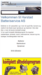 Mobile Screenshot of harstad-batteriservice.no